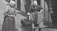 Image shows detail of a larger image of Newhaven fishwives. Image courtesy of Edinburgh City Libraries, www.capitalcollections.org.uk.