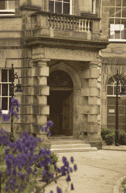 The Garden entrance to the National Archives of Scotland