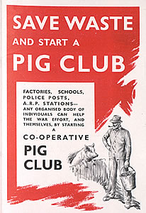 WW2 government information notice on setting up a pig club