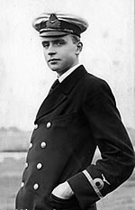 John Douglas Hume in the uniform of a naval Flight Sub-Lieutenant, NAS: GD486/193