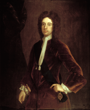 The image shows James Douglas, 2nd Duke of Queensberry, 1662-1711. Artist: unknown. Scottish National Portrait Gallery reference PG1171