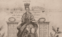 Image shows detail from an engraving listing Scots opposed to the union. Crown copyright: National Records of Scotland reference JC26/81/31.