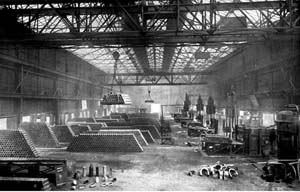 Shell forgings in the Marne factory (National Records of Scotland reference: BR/LIB(S) 5/63)
