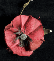 Image of a Haig Fund silk poppy (National Records of Scotland reference: GD1/1265/7)