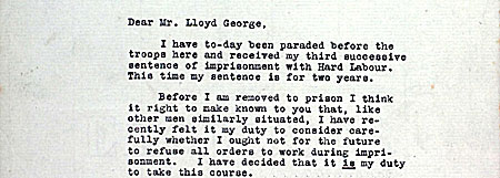 image 1 of 12 of Clifford Allen’s letter