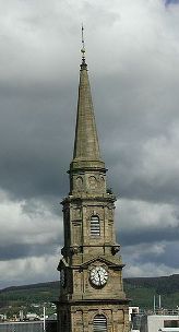 Image shows Inverness steeple. By Photographer: Riccardo Speziari (photo uploaded by User:RicciSpeziari) [GFDL (http://www.gnu.org/copyleft/fdl.html), CC-BY-SA-3.0 (http://creativecommons.org/licenses/by-sa/3.0/) or CC-BY-SA-2.5-2.0-1.0 (http://creativecommons.org/licenses/by-sa/2.5-2.0-1.0)], via Wikimedia Commons