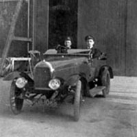 The image shows Douglas sitting in a car (National Records of Scotland reference: GD486/204).