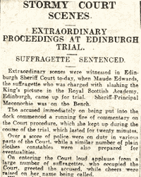 Extract from a news report of Maude Edwards' trial, National Records of Scotland reference HH16/47