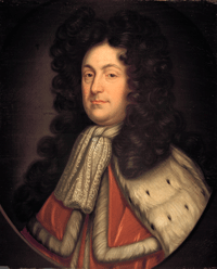 The image shows John Hamilton, 2nd Baron Belhaven, by an unknown artist after Sir Godfrey Kneller, Scottish National Portrait Gallery reference PG.907.