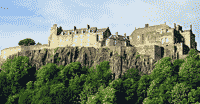 The image shows Stirling Castle. Copyright (c) 2002,2003.2004.2005 Finlay McWalter